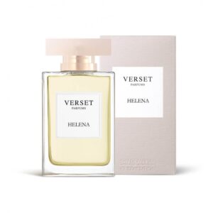Flasche und Verpackung eines Parfums namens Helena von Verset.