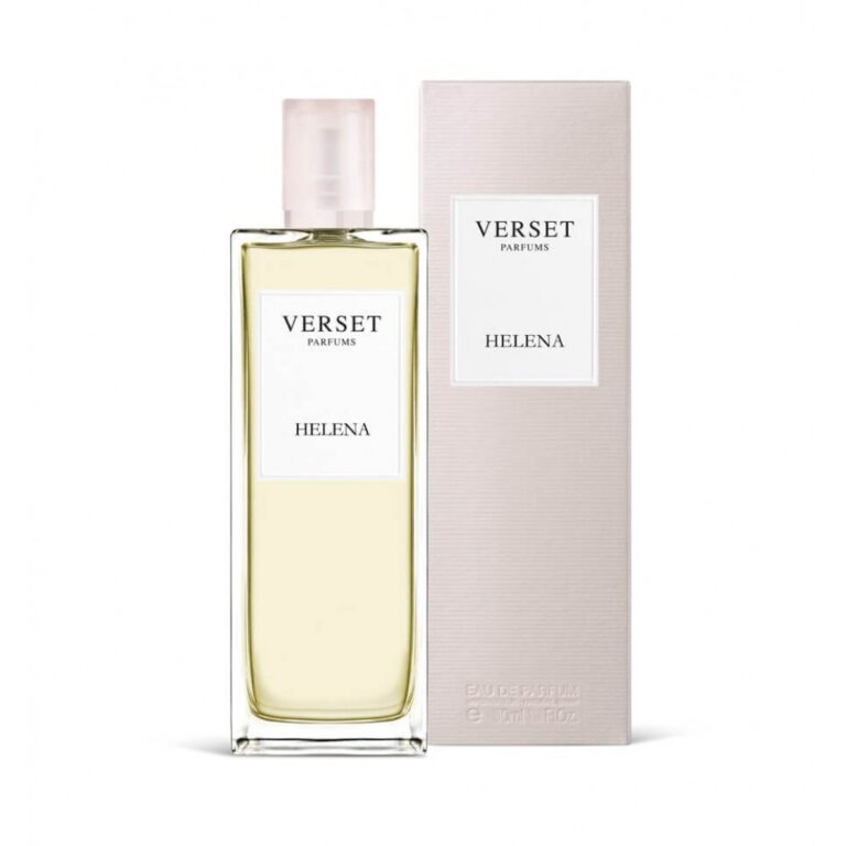 Parfumflasche und Verpackung von Verset Helena.