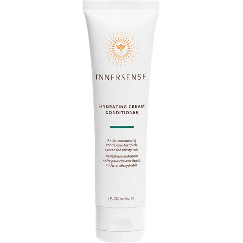 Weiße Tube mit Innersense Hydrating Cream Conditioner Beschriftung.