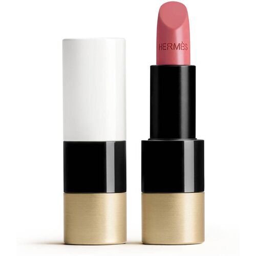 Offener und geschlossener Hermès Lippenstift in Schwarz, Weiß und Goldton. Offener und geschlossener Hermès Lippenstift in Schwarz, Weiß und Goldton.