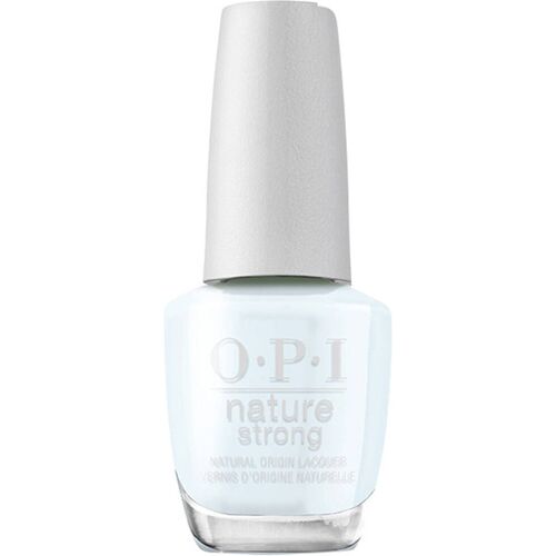 Flasche hellblauer OPI Nature Strong Nagellack. Flasche hellblauer OPI Nature Strong Nagellack.