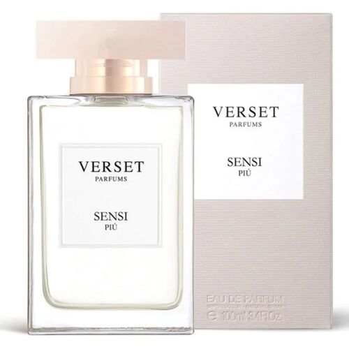 Verset Parfums Sensi Più Flasche und Verpackung.