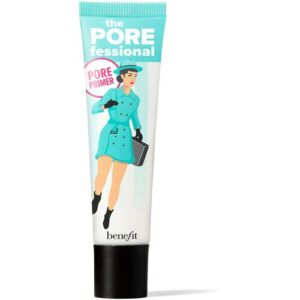 Tube eines Kosmetikprodukts mit türkisfarbener Verpackung und stilisierter Illustration.