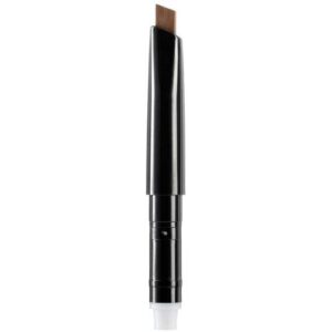 Schwarzer Lippenstift-Applikator mit schrägem Pinsel.