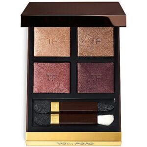 Vierfarbige Lidschattenpalette von Tom Ford mit Applikatoren.