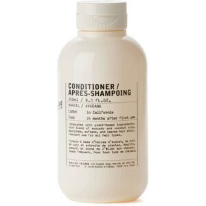 Flasche Conditioner mit Avocado und Basilikum Duft, 250ml.
