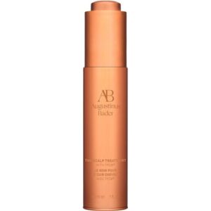 Bronze farbene Produktflasche mit Aufschrift "Augustinus Bader" und "The Scalp Treatment"