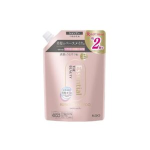 Shampoo-Nachfüllbeutel mit japanischer Beschriftung und großem Aufdruck