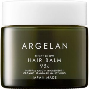 Grünes Argelan Haargel-Behältnis mit weißem Deckel und Aufschrift.