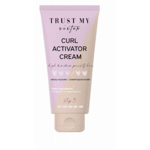 Creme-Tube mit der Aufschrift "Trust My Sister Curl Activator Cream".