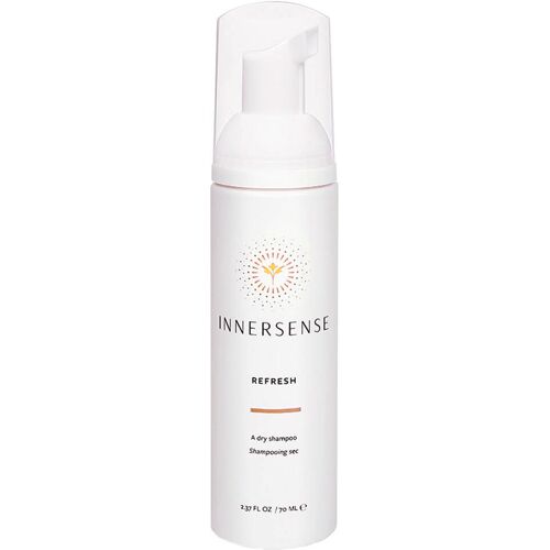 Weiße Schaumflasche von Innersense mit der Aufschrift 